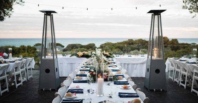 Restaurant Terrace with Ocean Views