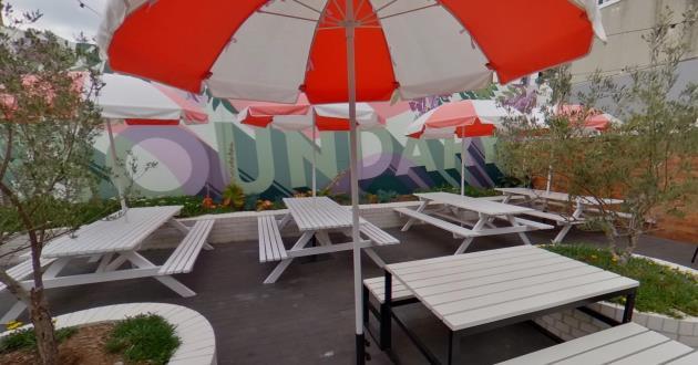 Backyard Picnic Tables