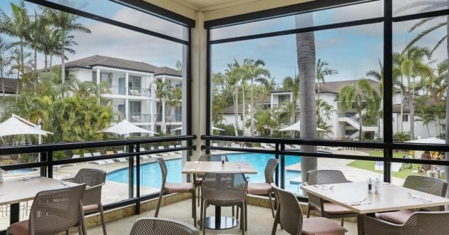 Private Dining Room - Pool Terrace at The Green Restaurant