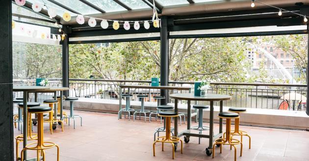 Combined Dining Room and Dining Terrace