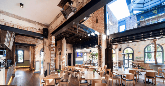 The Amusing Hiscox Courtyard and Beer Garden