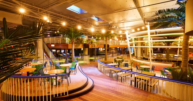 Main Floor, Stage Area, Arcade, The Deck, Palm Cove​ Combined