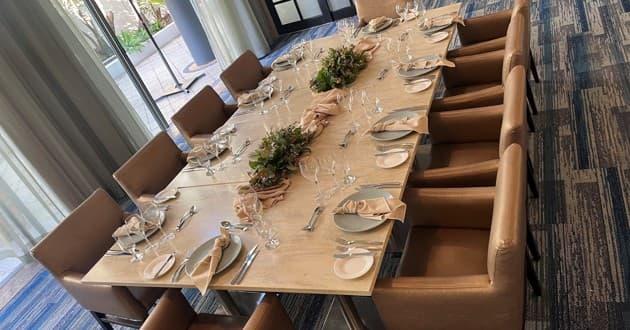 Private Dining Room with Outdoor Terrace