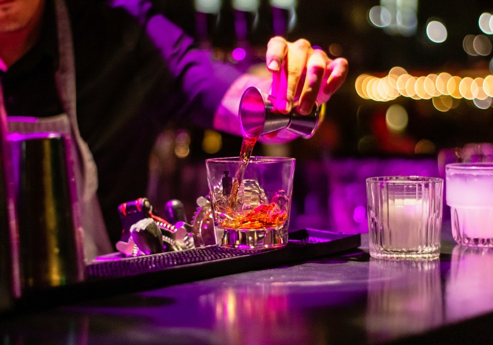 3 open bars