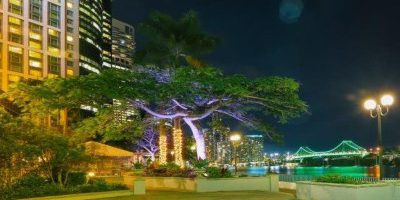 Amusing Garden Space at the Flag Pole at Stamford Plaza Brisbane