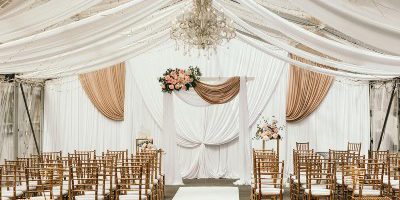 Bridge Marquee Wedding Ceremony at Pier One Sydney Harbour