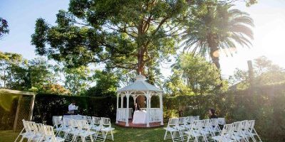 Ceremony Garden at Cropley House