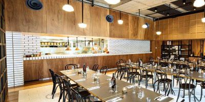 Combined Dining Room and Private Terrace at Hophaus