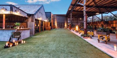 Industrial Converted Warehouse and Lawn at Timber Yard Port Melbourne