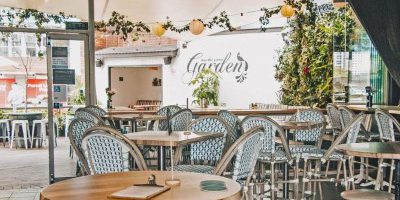Leafy Garden Main Bar at Shelbourne Hotel
