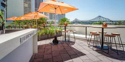 Outdoor Bridge Bar with River Views at Fridays Brisbane