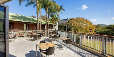 Public Bar Balcony at Hinterland Hotel