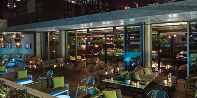 Rooftop Bar with City Views at QT Melbourne