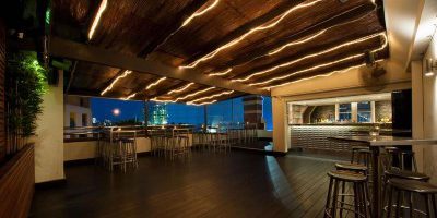 The Rooftop Terrace at Pyrmont Bridge Hotel