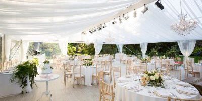 Unique Gorgeous Marquee Event Space surrounded by Nature