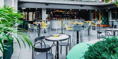 Vibrant Rooftop Oasis at Untied
