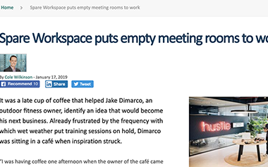 Spare Workspace puts empty meeting rooms to use - Pitcher Partners, January 2019